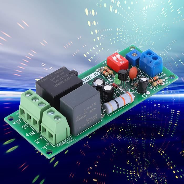 Off Module SURENHAP Retard Off Relay Module 100-220V AC Delay Off Time Relay ...