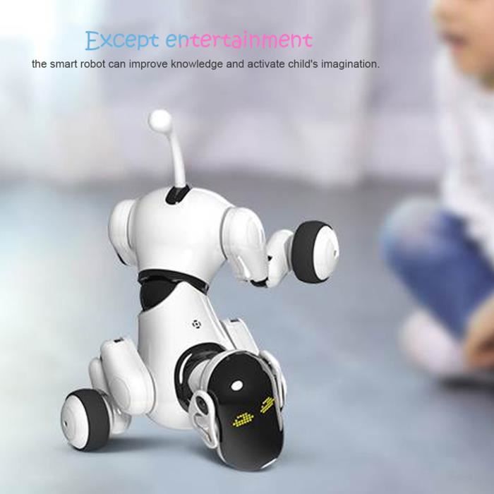 Jouet Chien Robot, Commande Vocale Tactile Led Marche Danse Interactive  Chien Robot Ai Activer L'IntéRêT Intelligent De - Cdiscount