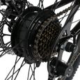 ANCHEER Vélo électrique homme adulte 26"  VTT  pliable vélo de montagne - Noir-3