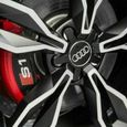 Lot de 4 centre de roue cache moyeu gris Remplacement pour Audi 135mm 4F0 601 165N-3