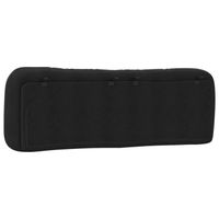 Coussin De Tête De Lit En Similicuir Noir – 160 Cm, Rembourrage Mousse, Design élégant