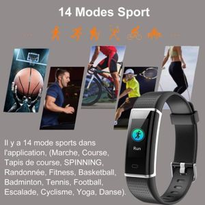Nouveauté 2016] August SWB100 - Bracelet Connecté Bluetooth Fitness