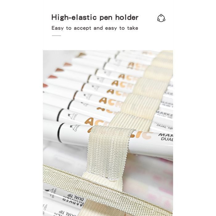 Feutres Acryliques à Pointe Pinceau - 240 Couleurs - Pour Papier, Bois, Céramique, Tissu - Idéal Loisirs Créatifs