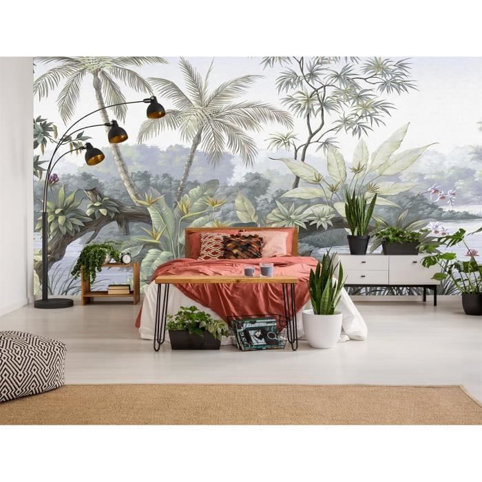 Papier Peint 3D - De La Plante Tropicale - Palmier - 350x250cm - Soie ...