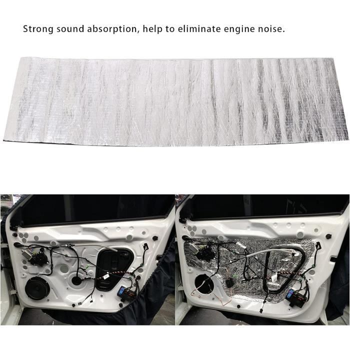Bouclier Thermique Moto Universal - Pour Tuyau Ø50-70mm - Protection Brûlure - Style Trou - Noir/Argent