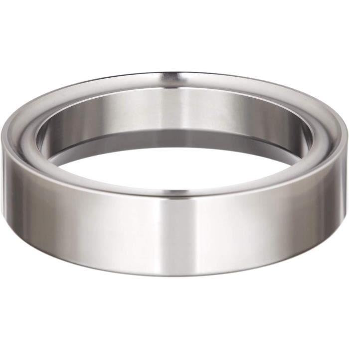 Tasse De Dosage (Dosing Cup) En Inox Pour Café - Compatible Porte-filtre 58mm - Anneau Silicone Antidérapant