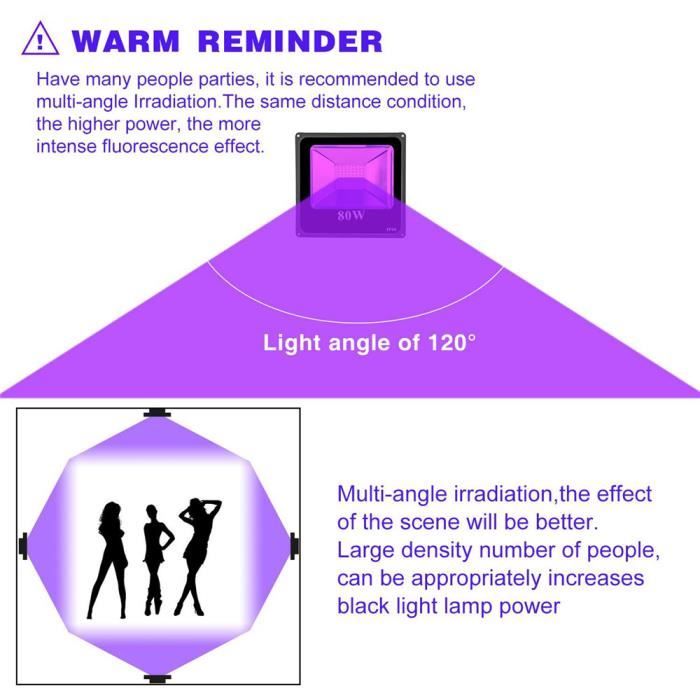 Projecteur Ultra-Violet 20W