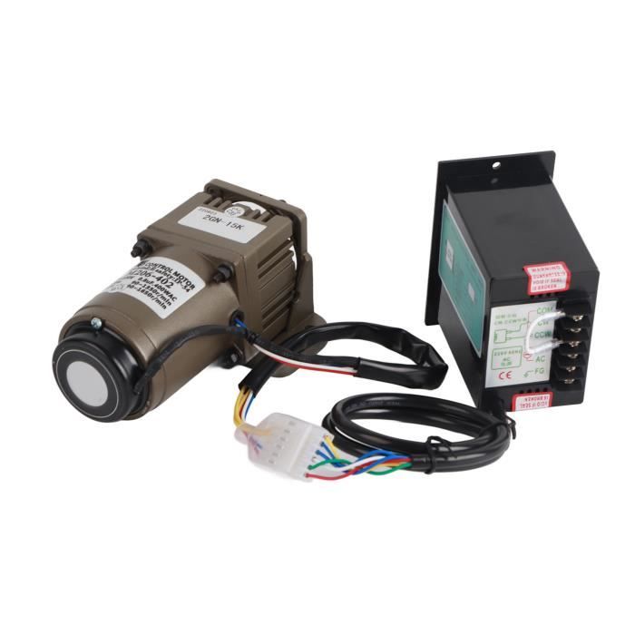 Moteur à Engrenages AC 110V 40W 90 Tr/min - Réducteur 1:15, Réversible, Arbre 12mm, Pour Bricolage