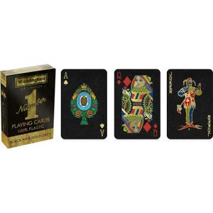 JEU DE 54 cartes publicitaires magasin LECLERC. Boite carton bleu moyen