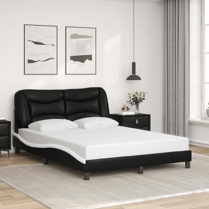 Cadre De Lit Avec Sommier à Lattes - 120x200 Cm, Tissu Gris Clair - Pieds Robustes, Pour Matelas Non Inclus