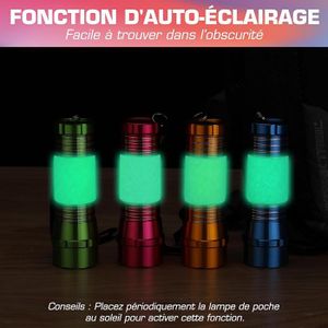 Lampe Torche Verte, Lampe Torche à Lumière Verte D'une Portée De 250 Metres Lampe De Chasse Verte A 1 Mode Zoomable Et Etanche Pour Vision 99532770