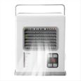 Refroidisseur de Ventilateur de Climatiseur Portable, Ventilateur à Faible Bruit, Refroidissement et Humidification Adaptés à la