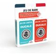 Jeu de Rami - La Ducale - 2x54 cartes - Marron - A partir de 6 ans - Enfant - Mixte-0