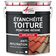 Étanchéité Toiture: Peinture ARCAFILM Produit Étanche pour Tuile et Fibrociment ARCANE INDUSTRIES Blanc - 10 L-0