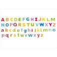 Lettres magnétiques bois Hape - Alphabet majuscule et minuscule magnétique - Bleu - 21x5x18cm - Enfant-0