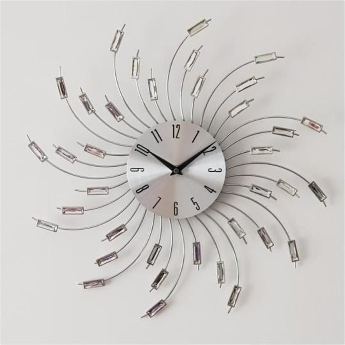 Mur Autocollant Miroir Salon Acrylique Diy Miroir Autocollant Montre 3D Autocollants Mode D/écoration De La Maison