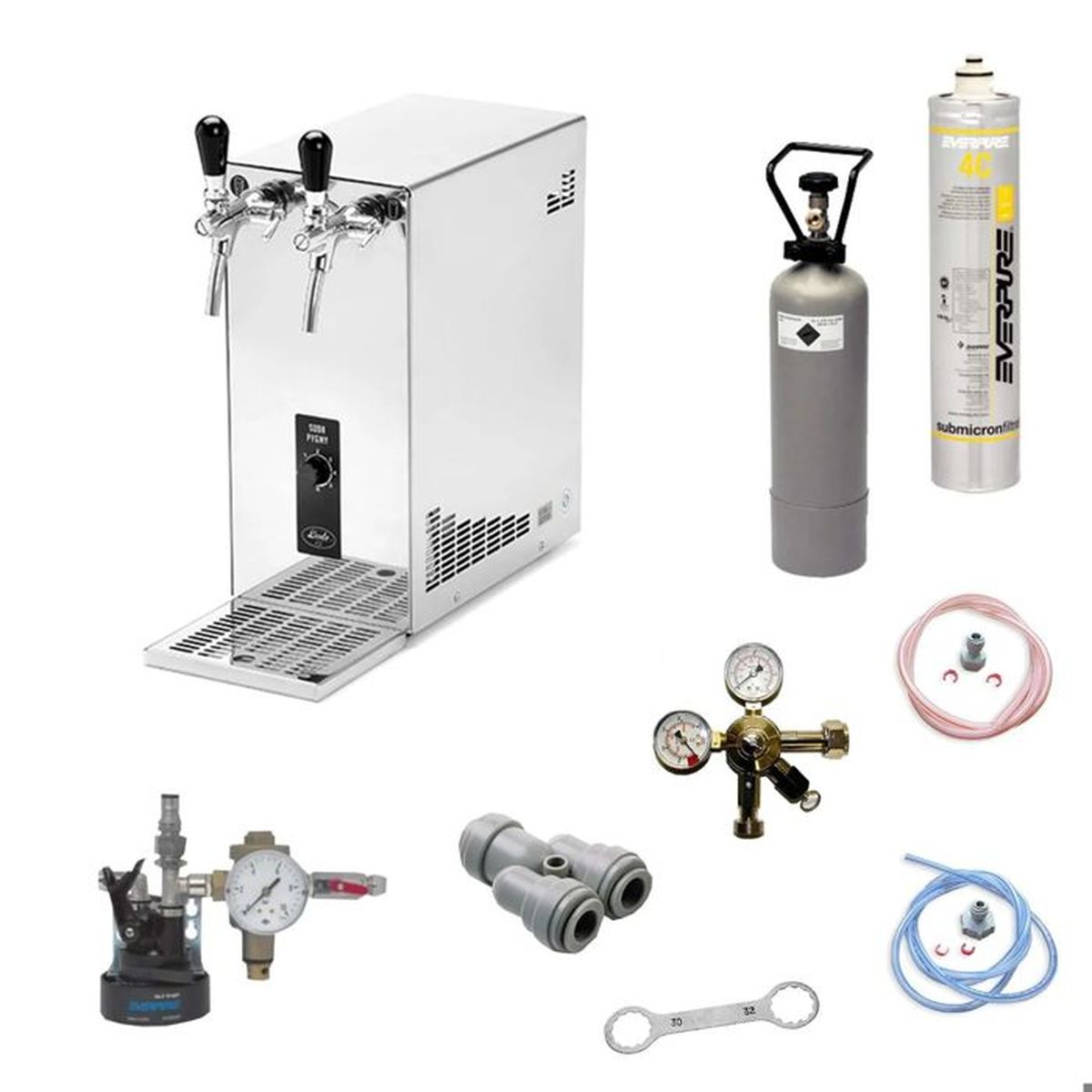 Machine à Soda 1 Litre Bouteille de Siphon de Soda, Machine à Eau Pétillante en Aluminium avec Régulateur de Pression, Machine à Eau Seltzer Portable pour Jus de Maison Cocktails Machine à Soda 1 Litre Bouteille de Siphon de Soda, Machine à Eau Pétillante en Aluminium avec Régulateur de Pression, Machine à Eau Seltzer Portable pour Jus de Maison Cocktails