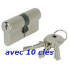FTH THIRARD CYLINDRE SERRURE EUROPEEN 40/50 AVEC 10 CLES