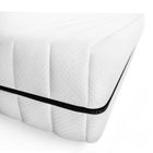 MISTER SANDMAN Matelas 200x200 mi-ferme - 15 cm d'épaisseur - Matelas à 7 zones de confort - Matelas en mousse - Soutien optimal