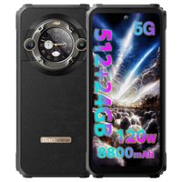 Blackview BL9000 5G Smartphone Robuste 512 Go 6.78" 50MP Caméra IP68 étanche Telephone 8800mAh GPS NFC Double SIM - Noir