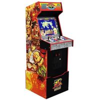 Borne arcade Legacy Street Fighter - ARCADE1UP - 14 jeux - 50 x 154 x 52 cm - Chapiteau lumineux inclus