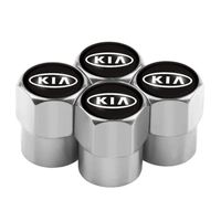 4 pièces de style de voiture en métal roue de voiture pneu Air Valve bouchons pour KIA K2 K3 K5 Sorento Sportage R Rio [6AECF09]