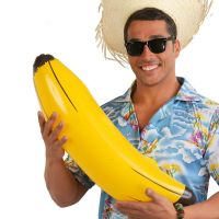 Banane gonflable - Jaune - Adulte - Mixte - 70cm