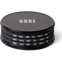 Gobe - Kit de Filtres ND 58mm à 16 Couches MRC ND4,ND16,ND32