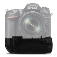 Grip d'alimentation pour Nikon D7100 et Nikon D7200. Remplacement de la poignée d'alimentation Nikon MB-D15|Noir|355g|CELLONIC®