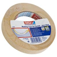 Tesa Adhésif De Masquage Spécial Courbes 25m X 19mm - Haute Qualité