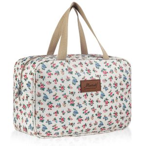 Trousse De Toilette Ou Maquillage Vernie Rouge - Pratique Et élégante, 28x18x8 Cm