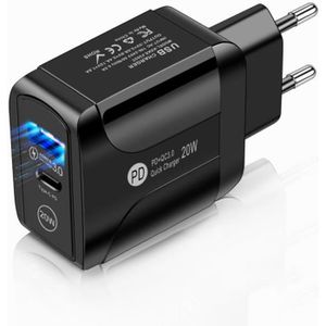 CHARGEUR - ADAPTATEUR  Chargeur Adaptateur Universel USB + Type C Charge 