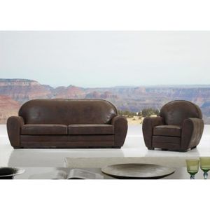 Canapes Club 2 3 Places Et Ou Fauteuil Version Achat Vente