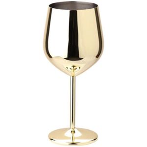 500 ML shunbang yuan Acier Inoxydable Stemmed Goblet vin Rouge Verre Incassable Verre /à vin Lunettes Grillage Coupe de Cocktail Noir