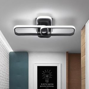 PLAFONNIER EIDISUNY Plafonnier LED 2 rectangles Lampe de Plafond 6000K encastré pour Entrée Couloir Cuisine Salon Éclairage Intérieure Lumière