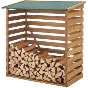 Juskys Abri à bois Enno pour bois de chauffage à l'extérieur - étagère en  acier pour bois de chauffage - abri en métal anthracite pour bois de  chauffage - étagère pour bois