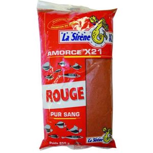 APPAT ANIMAUX La Sirène X21 - Amorce - Rouge Pur Sang - 850 g