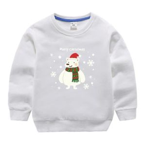 Enfants Jeune Fille de Noël Manches Longues Sweatshirt ELNO à tous Hiver Pull Tops 