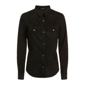 noir Chemisier GUESS 38 Femme Vêtements Guess Femme Hauts Guess Femme Blouses & Chemises  Guess Femme Chemisiers Guess Femme M, T2 Chemisiers Guess Femme 