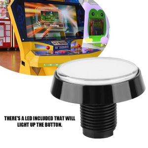 POUSSOIR ÉLECTRONIQUE Qiilu bouton LED d'arcade Bouton poussoir LED, bou