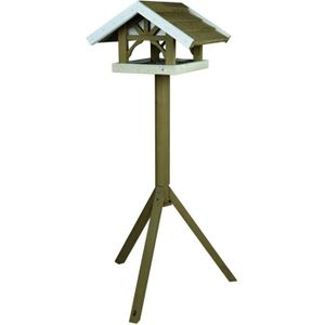 Mangeoire Oiseaux Sur Pied