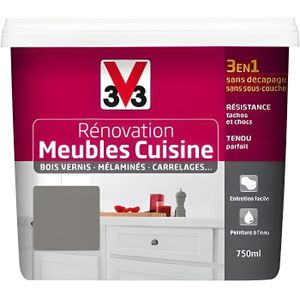 PEINTURE - VERNIS V33 Renovation Meubles Cuisine (Bois vernis-Melami