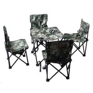 TABLE DE CAMPING VINGVO Ensemble table et chaises pliantes de campi
