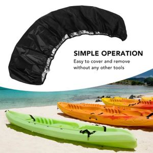 KAYAK GUE housse de canoë Housse de kayak en tissu Oxford imperméable anti-poussière et anti-UV pour kayak, canoë, bateau, A85 GU345