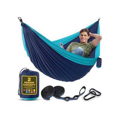 HAMAC,Orange-gray--Hamac parachute simple 86x35 pouces, lit balançoire'extérieur de haute