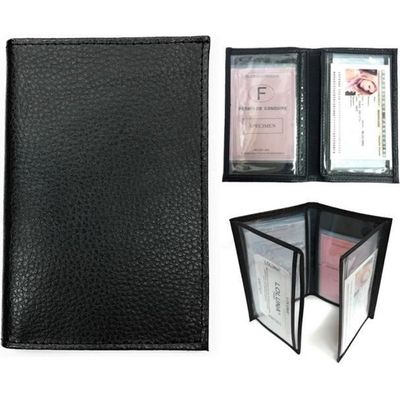 Portefeuille porte-cartes porte-papiers cuir homme femme