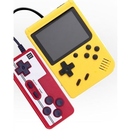 Jaune avec gamepad - Mini Console de jeu rétro Portable 400 en 1 Game Advance player Boy 8 Bit Gameboy 3.0 po