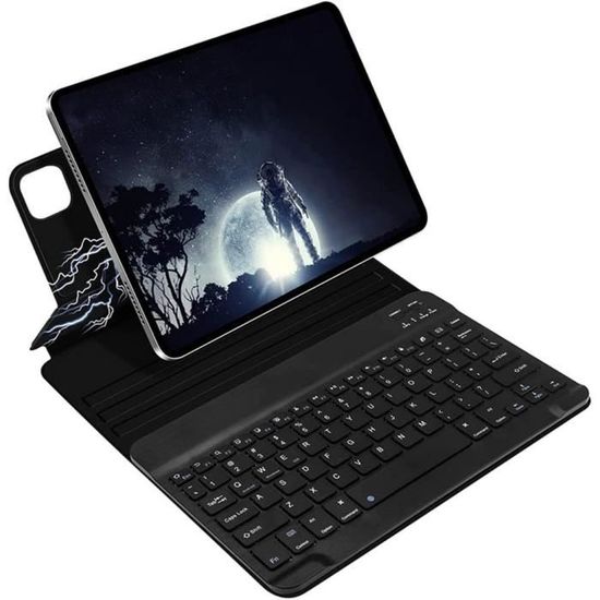 Coque Clavier Bluetooth Pour IPad Pro 12.9 (6e/5e/4e/3e Gen) – AZERTY Français, Rétroéclairage 7 Couleurs, Trackpad - 8
