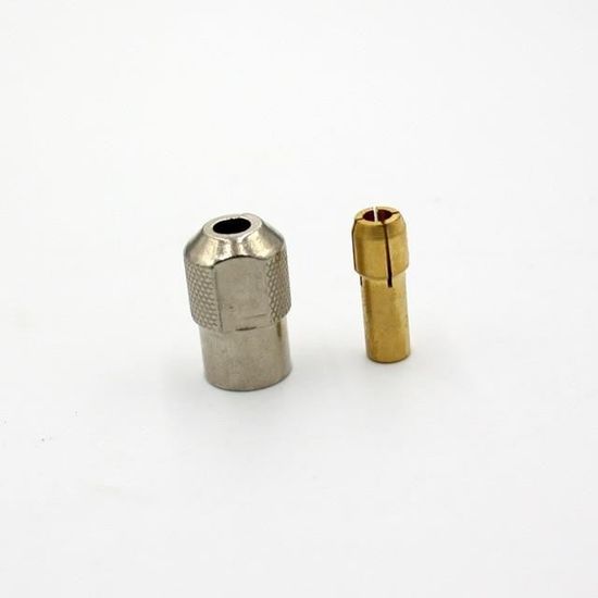 15 Pièces Mandrins Pour Dremel - Plage Serrage 0.5-3.2mm - En Cuivre - Pour Outils Rotatifs Type Dremel