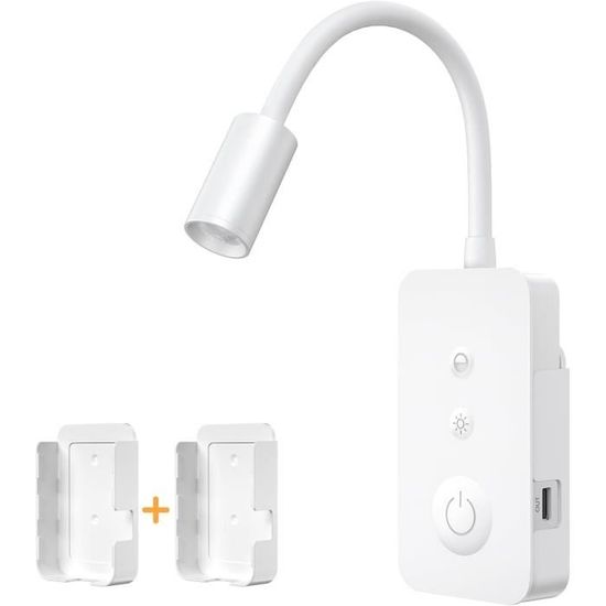 Longzhuo Piège à Puces Et Insectes - 4 Modes D'Éclairage, USB, Efficace Pour Chambre, Salon Et Cuisine (Blanc)